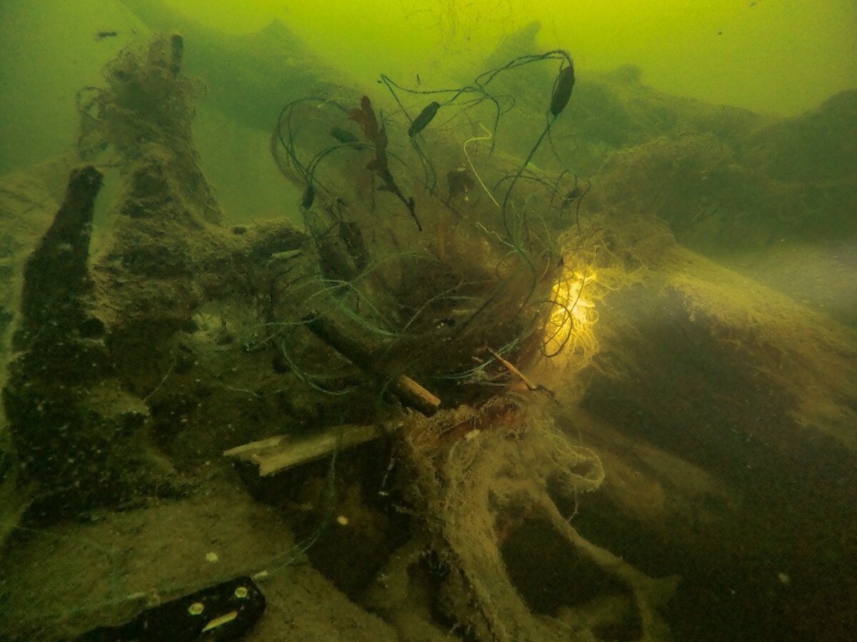 Телецкое озеро под водой