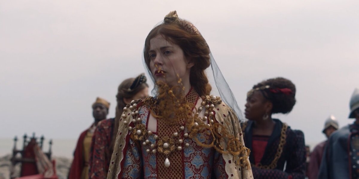 Екатерина Арагонская. Кадр из сериала "Испанская принцесса"