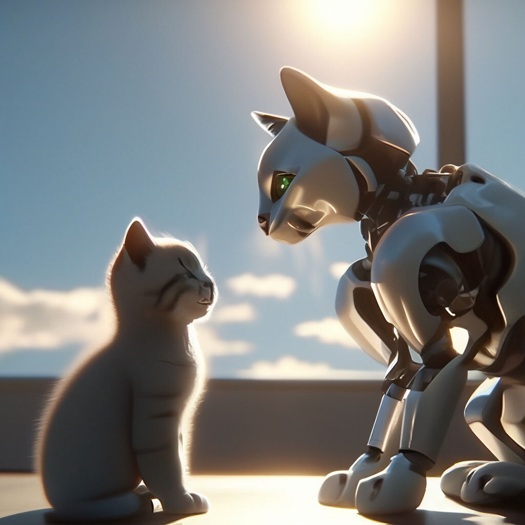 "Неужели это моё будущее, мистер робот?"