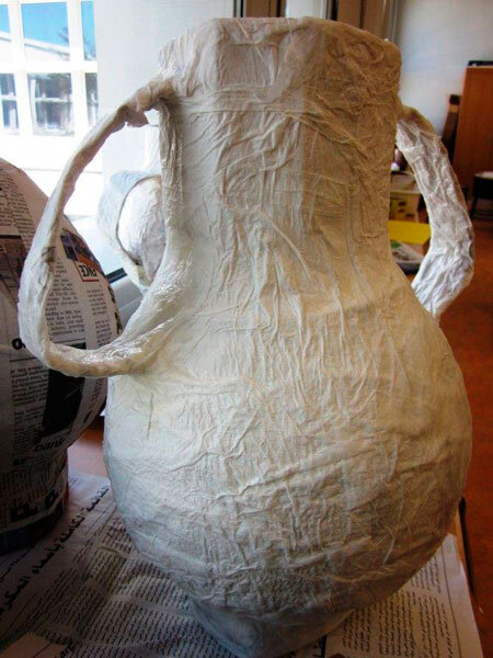 Вазы: Напольная высокая плетёная декоративная ваза