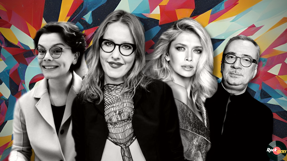 На фотографии: Татьяна Брухунова, Ксения Собчак, Вера Брежнева и Константин Меладзе