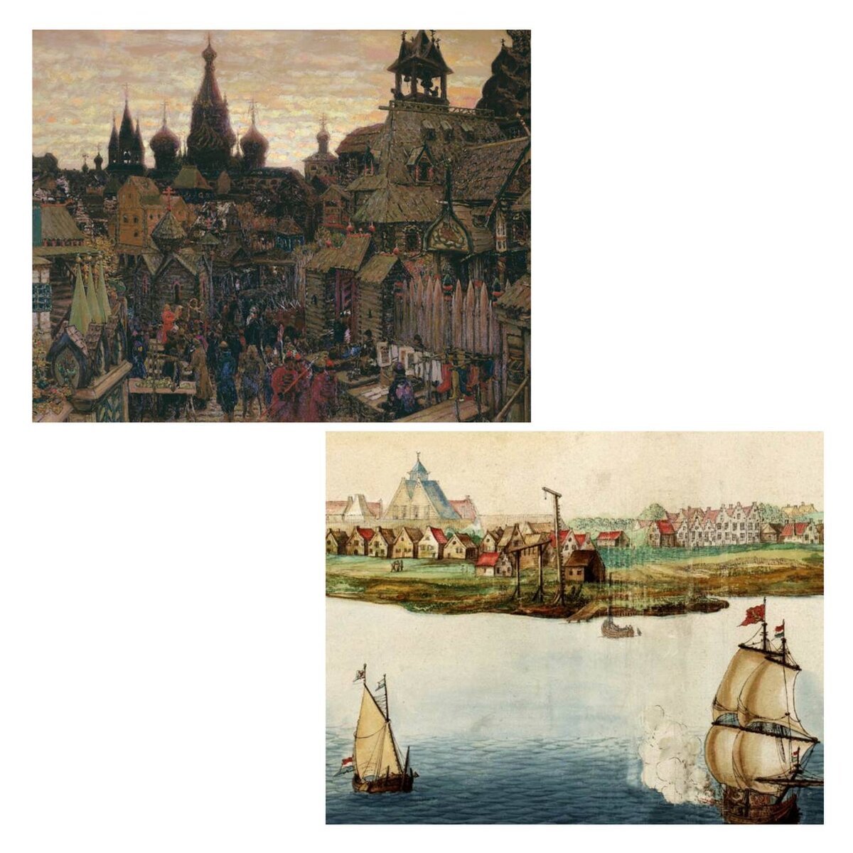 Район старого Китай-города и новый Амстердам