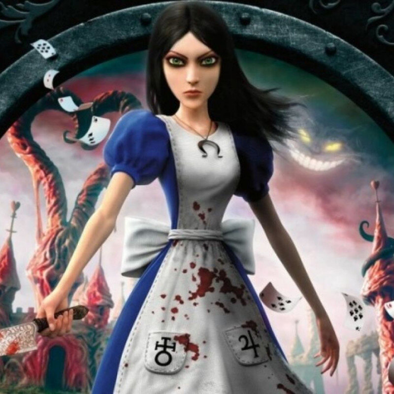 Модель показала горячий косплей на Алису из Alice: Madness Returns