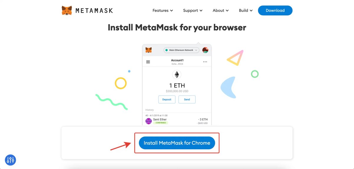 Metamask кошелек