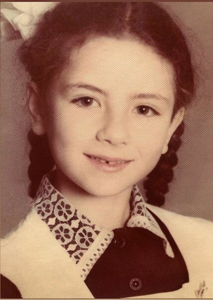 Анна Плетнёва в детстве 