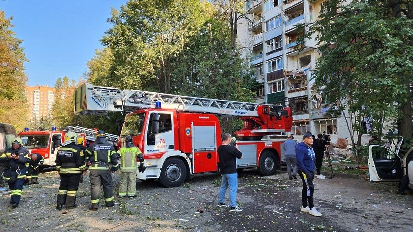    Место происшествия у дома в Балашихе ©