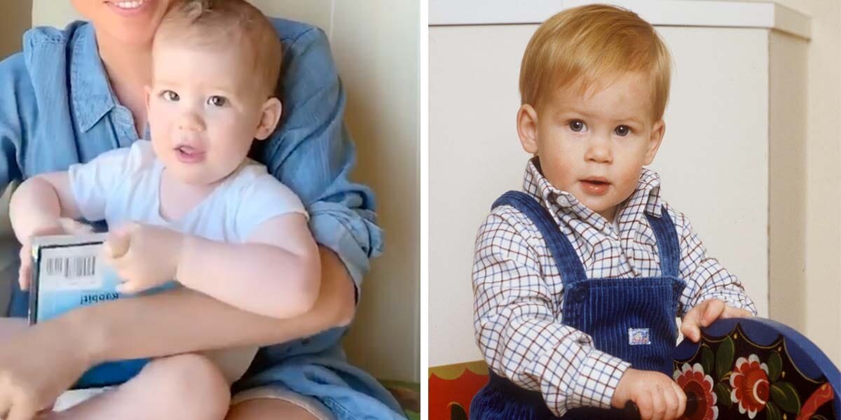 Арчи и Гарри в примерно одном возврасте.