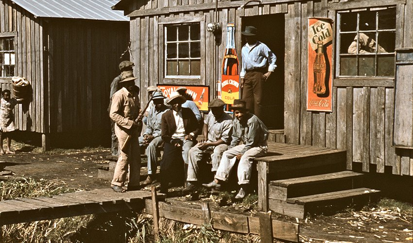 Здание типичного "джук-джойнт" в южных штатах, заведения "только для черных"