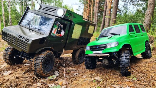 Как наказать НЕМЕЦКИЙ автопром! ... УАЗ PATRIOT показывает как нужно ехать. RC OFFroad 4x4