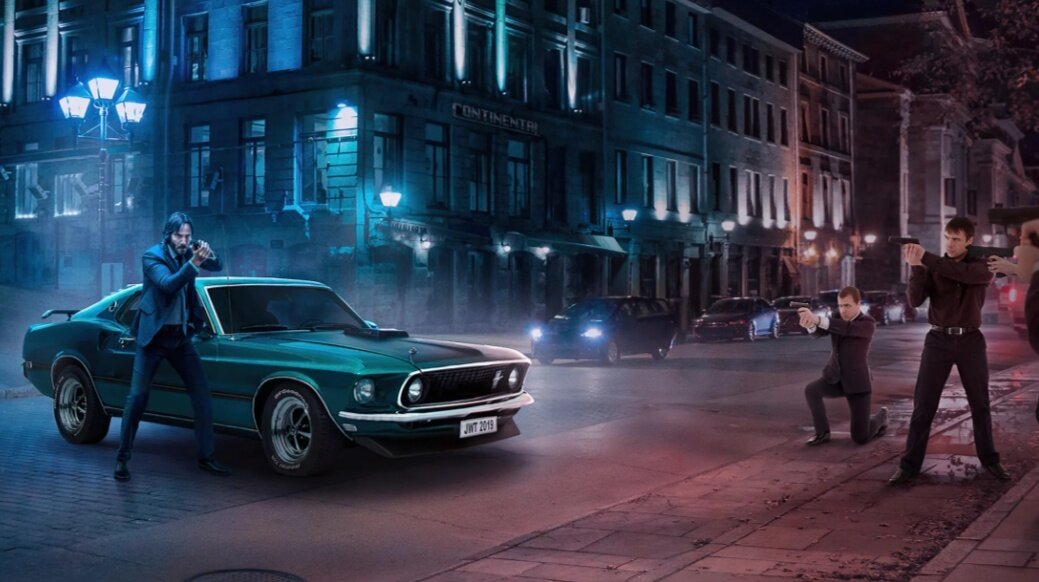 Mustang 1969 John Wick