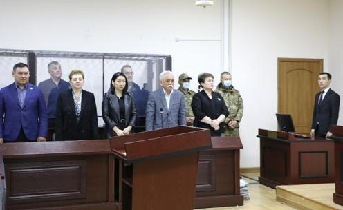Оглашение приговора по уголовному делу в отношении Карима Масимова. Фото пресс-службы Специализированного межрайонного суда по уголовным делам Астаны