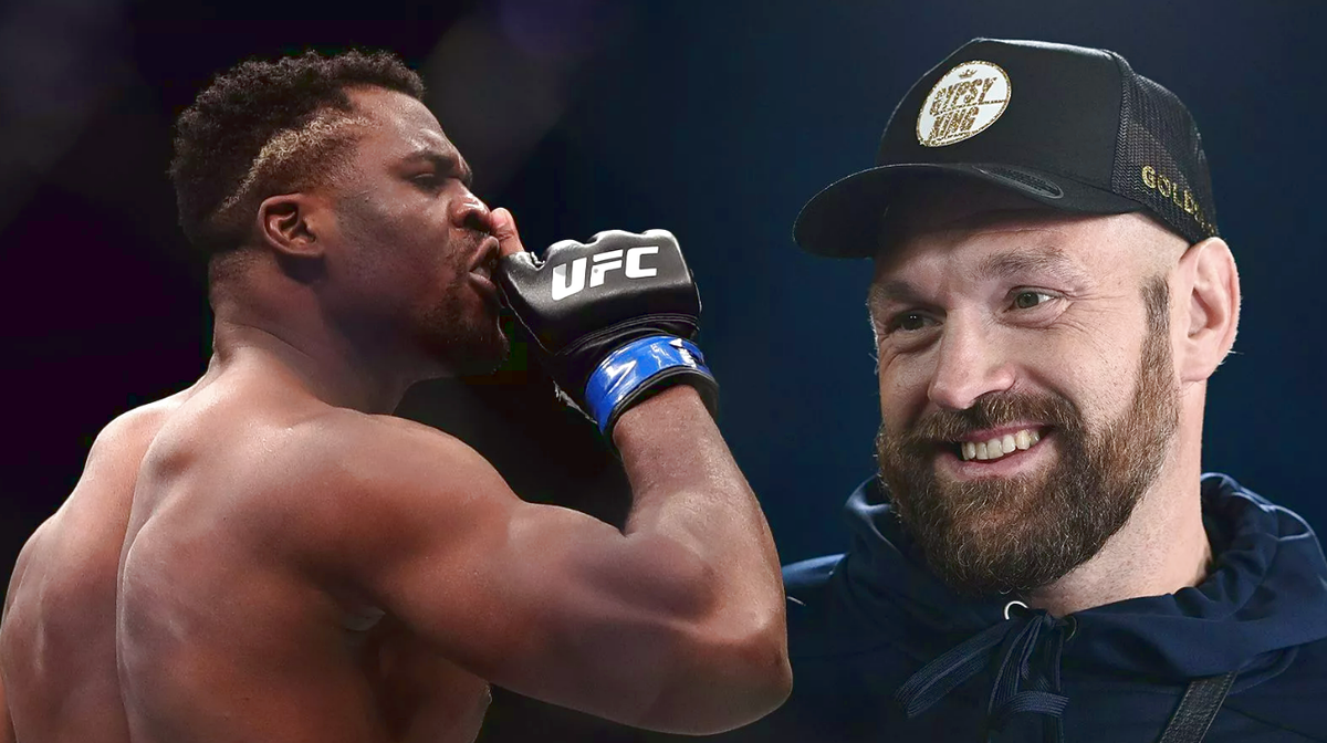 Бывший чемпион (UFC) в тяжелом весе - Фрэнсис Нганну и британский чемпион мира в супертяжелом весе по версии (WBC) - Тайсон Фьюри