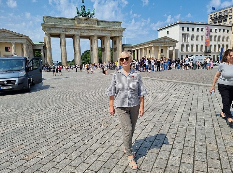 Бранденбургские ворота, Берлин, 10.07.2023 Ездили сдавать биометрию для визы в Канаду.