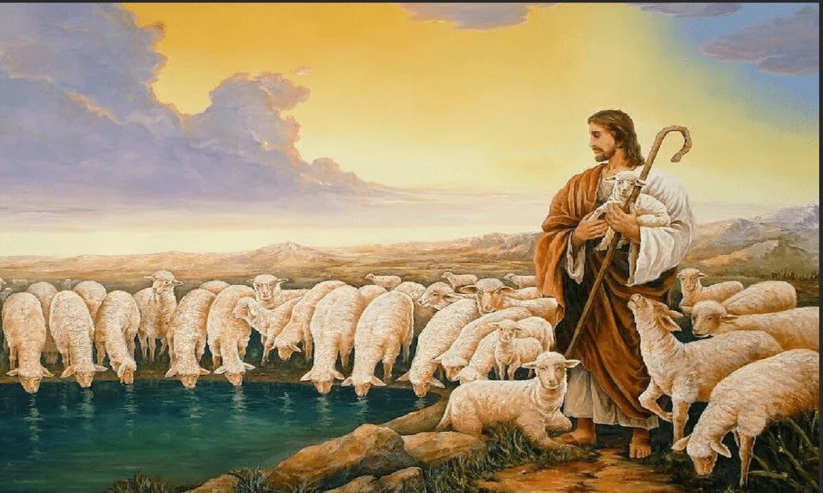 Иисус пастырь. Пастух Иисус Христос Пастырь. Иисус Христос пастух овец. "Добрый Пастырь" Бейгель.