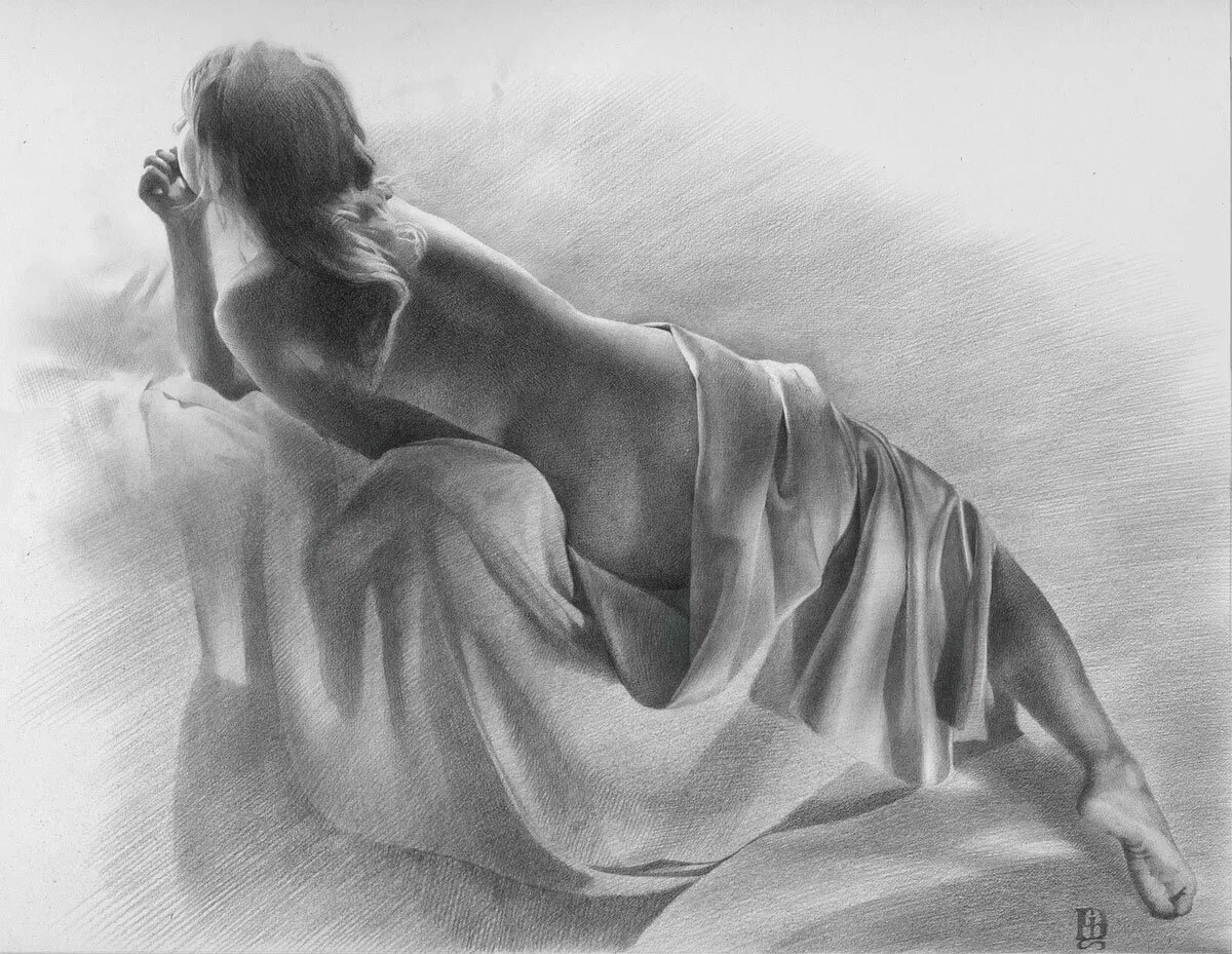 © Денис Чернов. Модель в драпировке