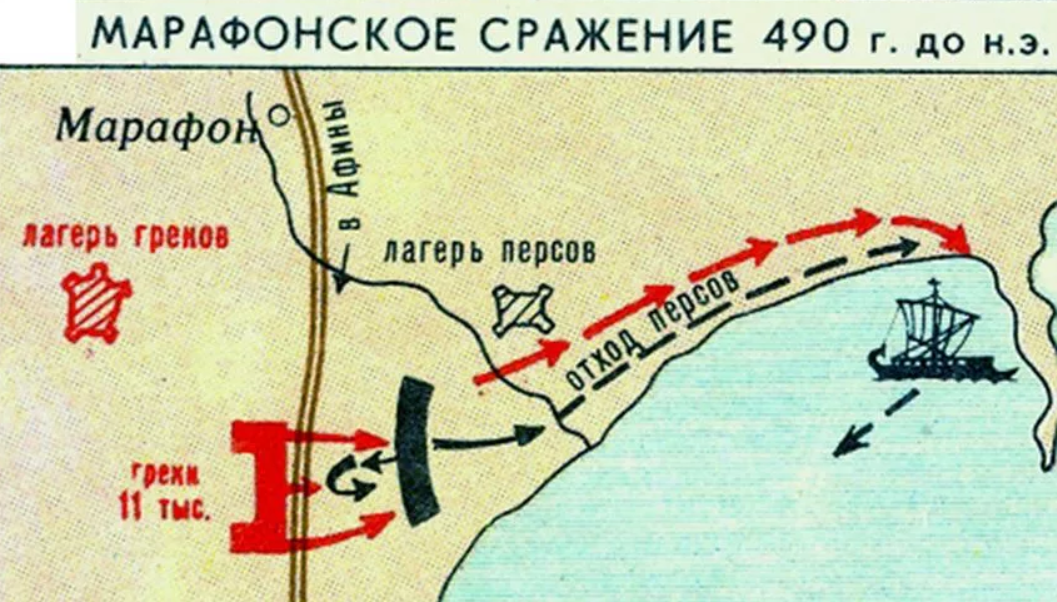 490 г до н э битва. Марафонская битва карта сражения. Марафонская битва схема битвы. Марафонское сражение (490 год до н. э.).. Марафонская битва карта 5 класс карты.