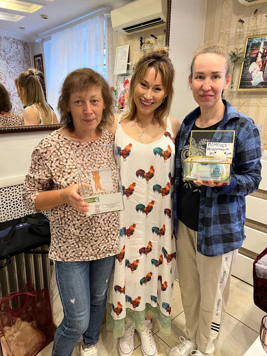 Алла,Наталья и я)))Именинница посередине ❤️