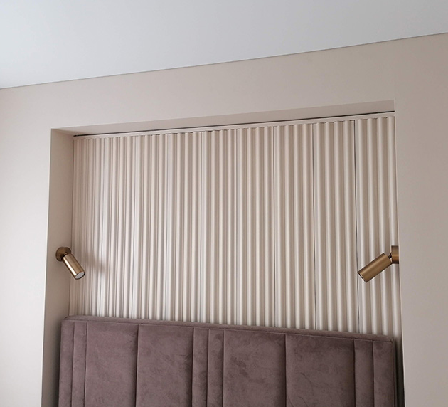 Ниша + рельефная панель+ подсветка + покраска