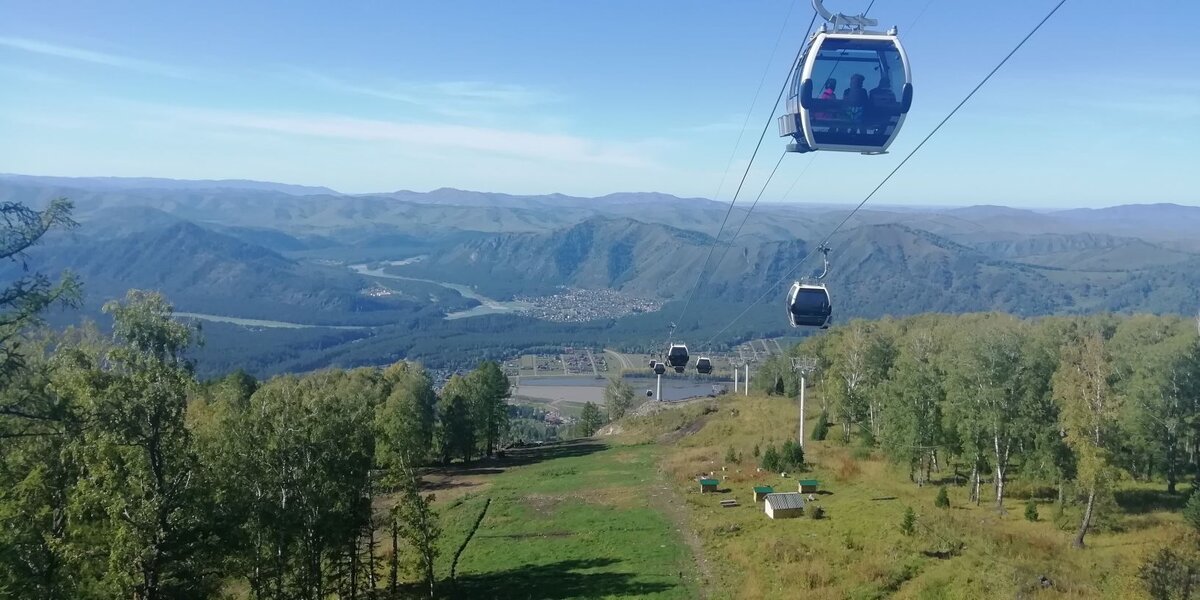 Манжерок канатная дорога зима гоны