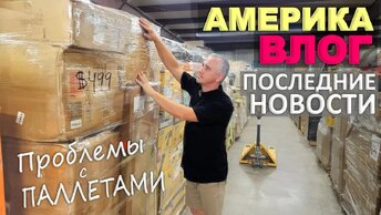 Открыли компанию в США, последние новости / Возникли проблемы с паллетами! Пытаемся купить паллет Влог