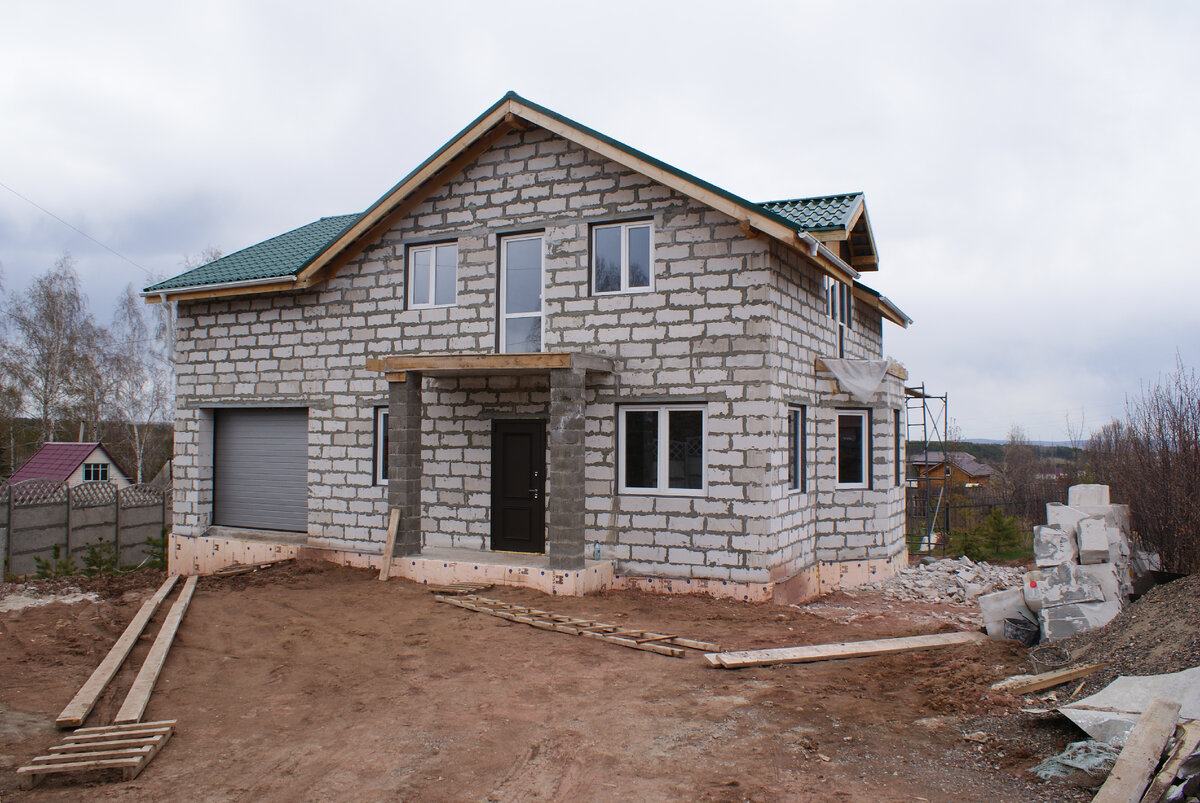 Дом из газобетона