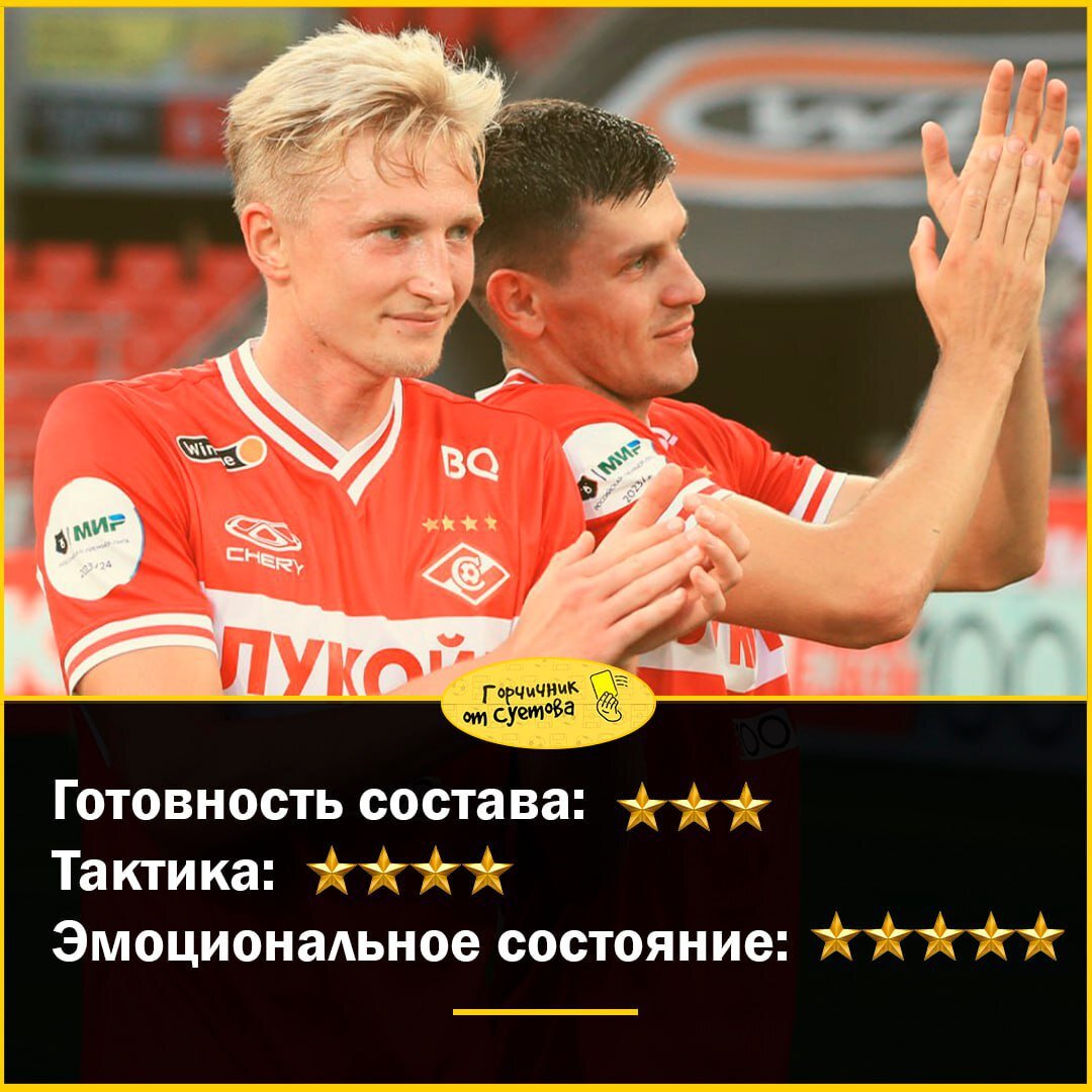 Готовность "Спартака" к началу нового сезоне 2023/2024