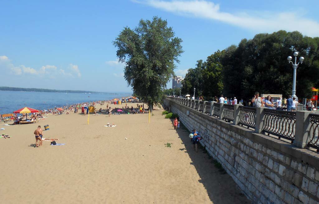 Пляж в Самаре