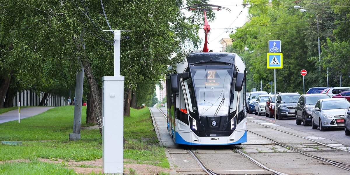 В Москве установили 30 шкафов системы управления автоматизированными трамвайными стрелками.