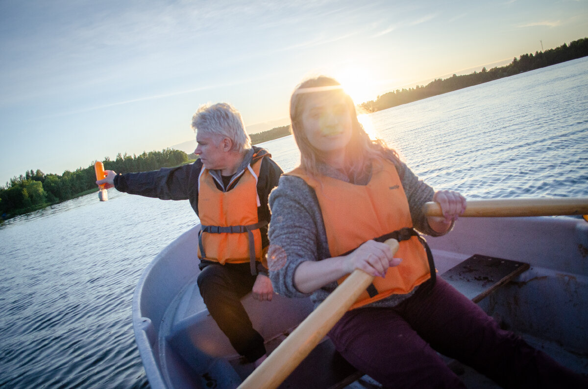 Это мы с папой в Ладоге Хоум