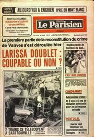 Мадам Дубле оказалась на первых полосах всех главных французских газет. Фото из открытых источников