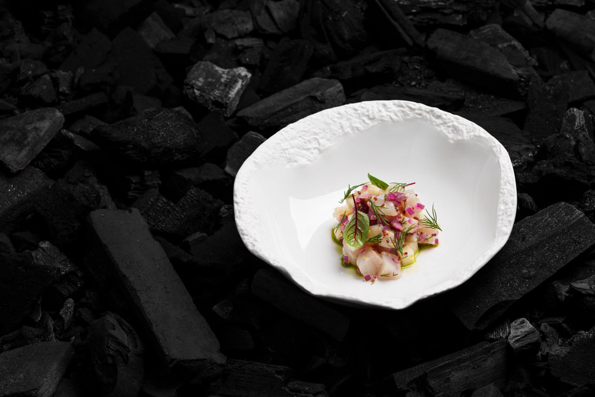 Сугубой из нельмы в ресторане Tunguska