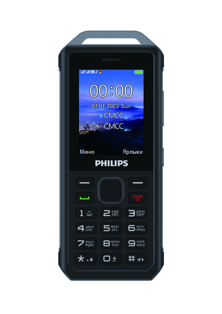    Philips Xenium E2317 вышел в России: автономность до 37 дней и защищённый корпус