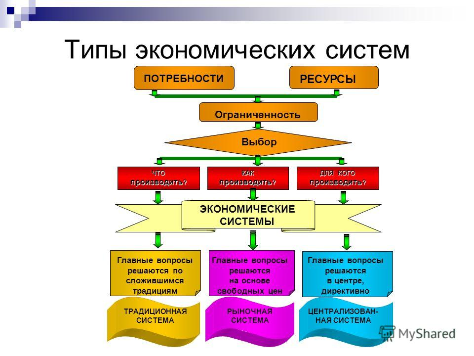 Экономическая система. Ее структура и классификация