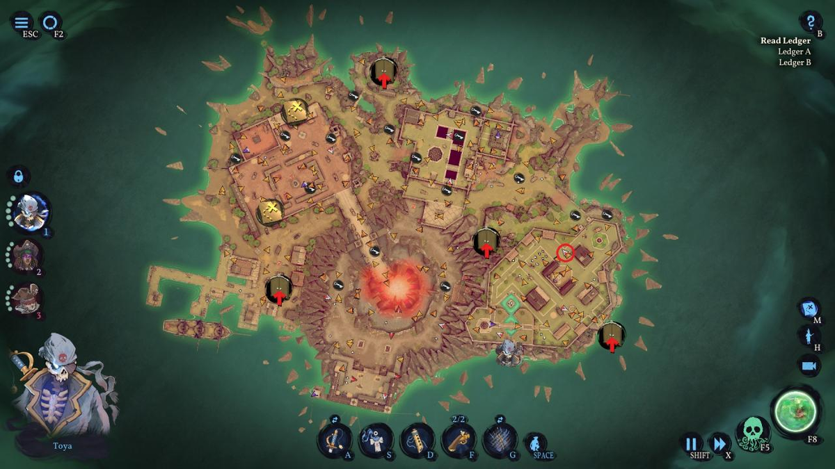 ✅Этот гайд по игре Shadow Gambit: The Cursed Crew поможет вам найти всех разработчиков на разных картах. При игре вам следует нажать «h», чтобы выделить врагов и видеть их имена.-43