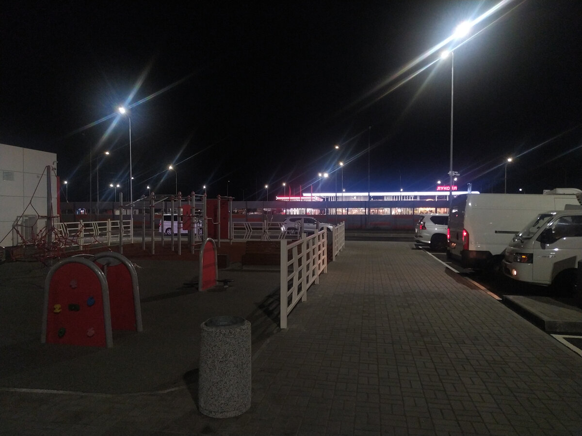 Освещение на трассе М12 Арзамас-Москва