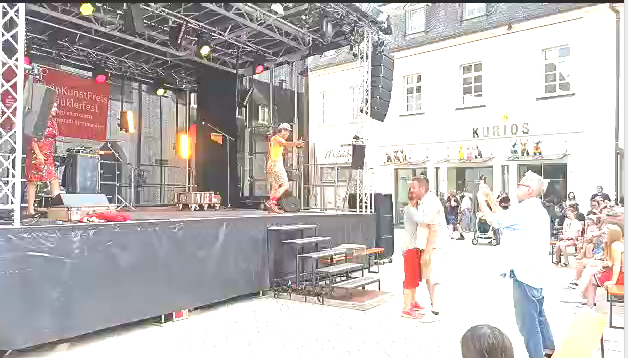 Фестиваль проходил на улицах города Аттендорна