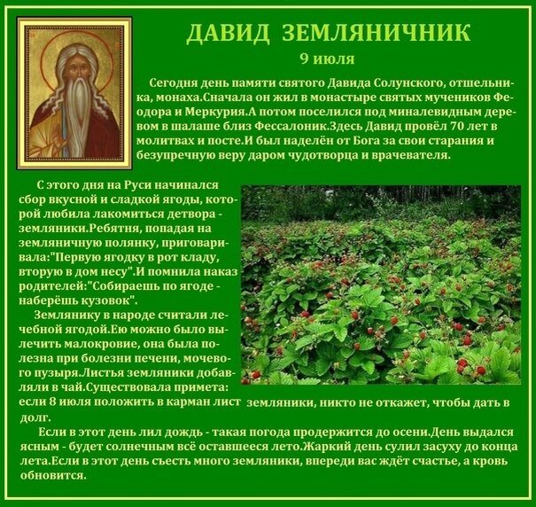 Давид по православному календарю