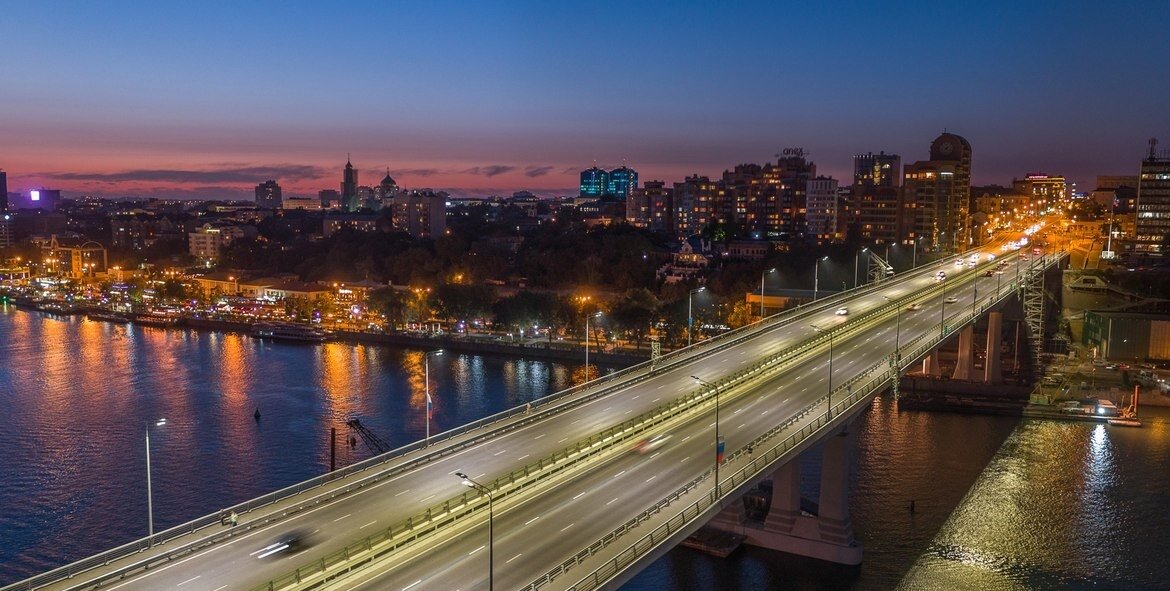 Ворошиловский мост через Дон. 