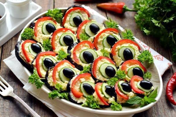 Закуска хвост павлина рецепт