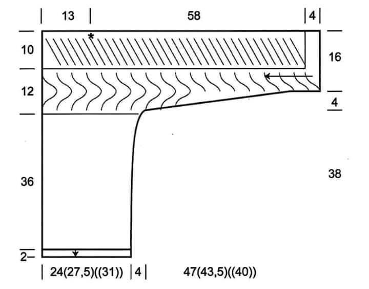 выкройка джемпера