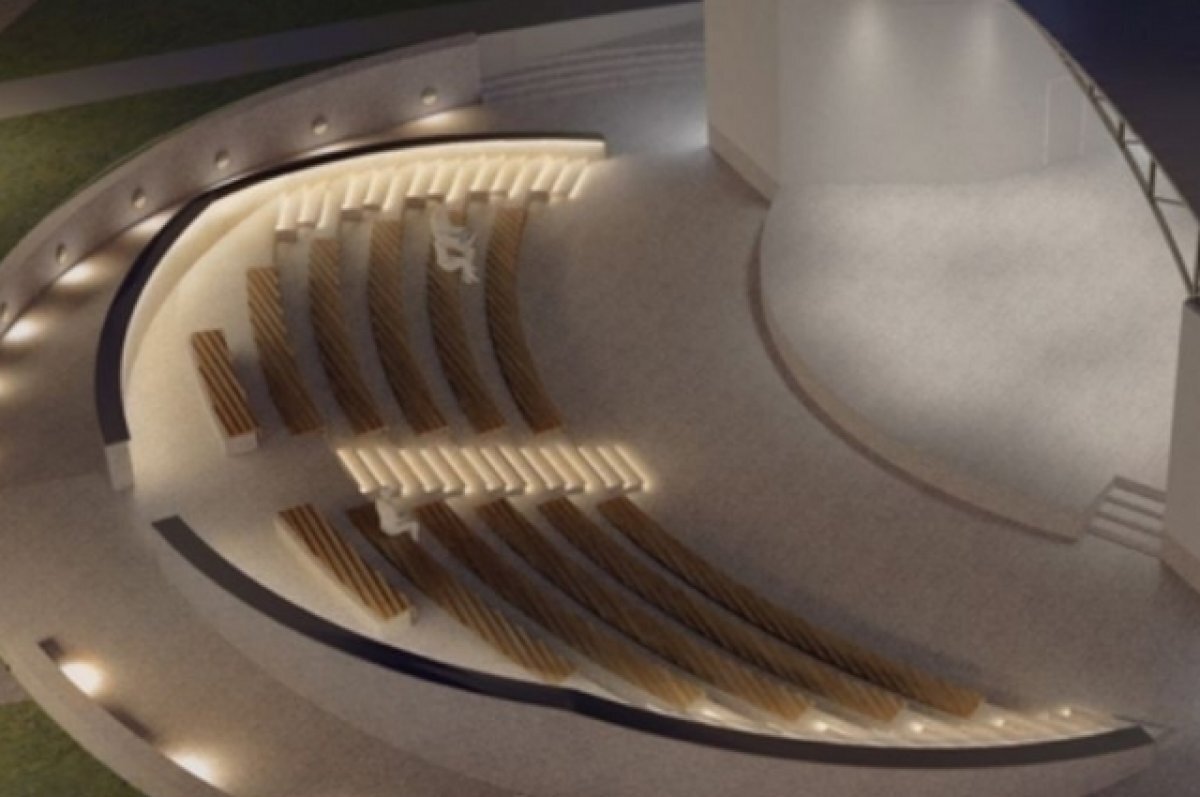    В Орле в городском парке появится большая сцена с амфитеатром