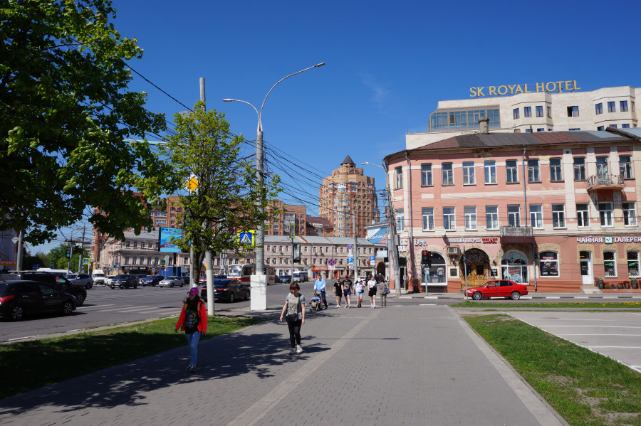Тула центр города улицы. Демонстрации 12 Тула