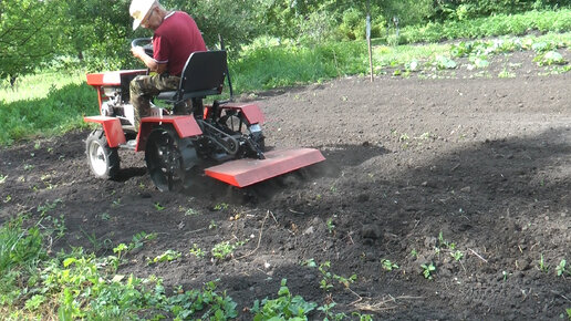 Агромаш МТ-110,почвофреза,грунтозацепы,а так же мой огород и моя ...