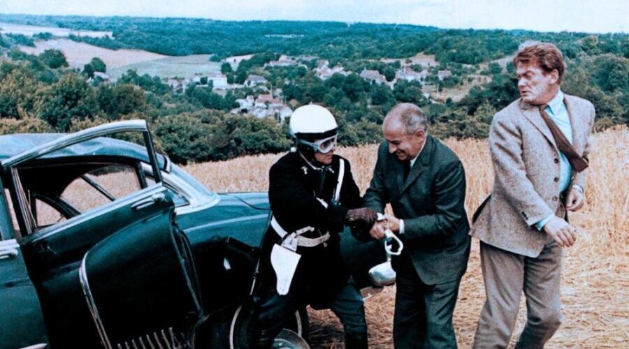    Комиссар Жюв, инспектор Клузо и агент Джонни Инглиш: что общего между этими персонажами? Кадр из фильма "Фантомас", 1964 г.