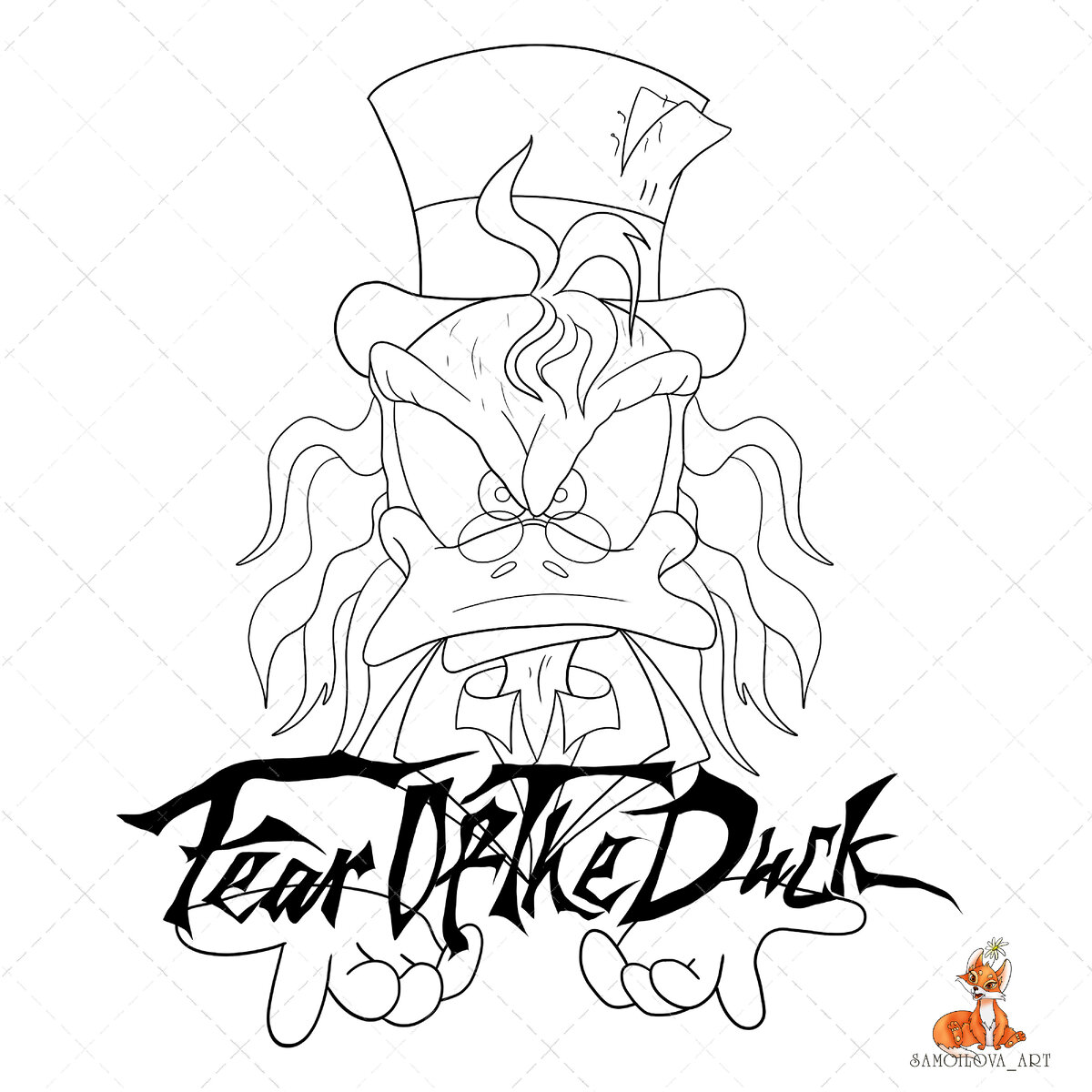 Итоговый лайн-арт