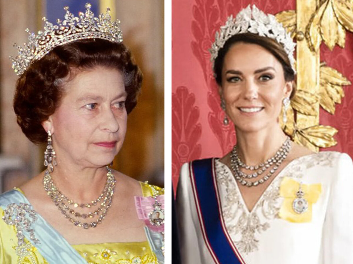 Кто подарил роскошное бриллиантовое ожерелье королеве Елизавете II ...