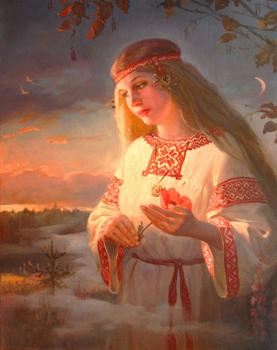 Богиня Луны одно из лиц Числобога, управлявшего порядком, числами и временем и древних славян. Фото из интернета 