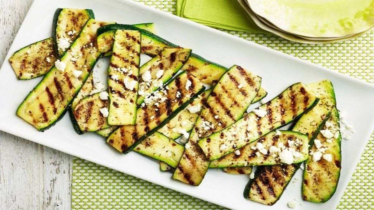 Кабачки на мангале Рецепты