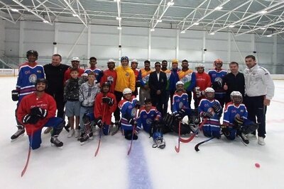    Международные матчи Россия - Индия по хоккею с мячом в Красногорске © Пресс-служба Министерства физической культуры и спорта Московской области