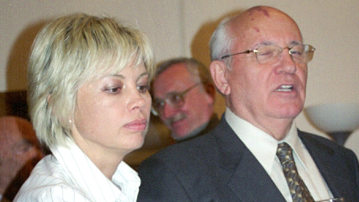    Ирина Вирганская и Михаил Горбачев